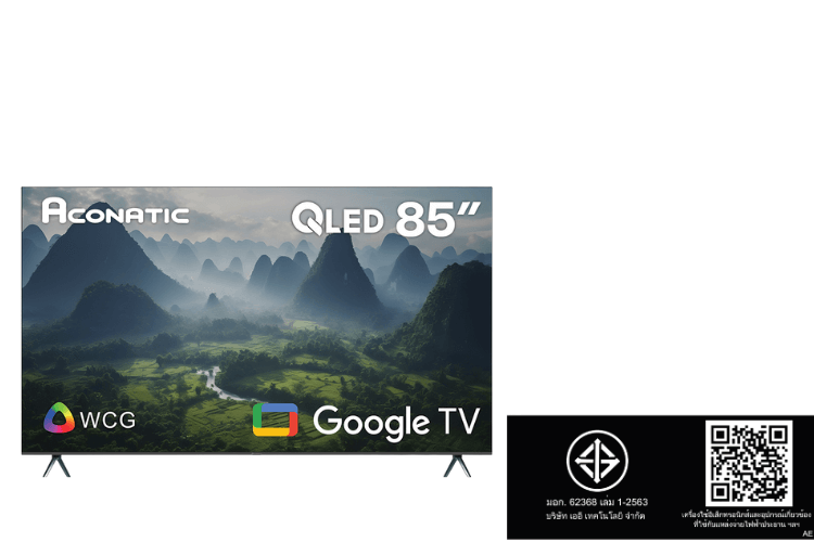 คิวแอลอีดี ทีวี 85 นิ้ว ACONATIC 85QS1000AN GOOGLE TV (รับประกัน 3 ปี)_8